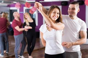 2 couples in dance class