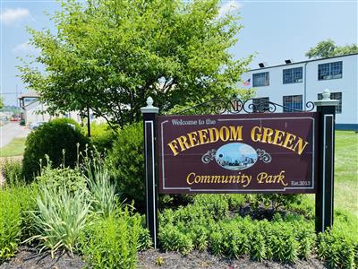 Freedom Green sign