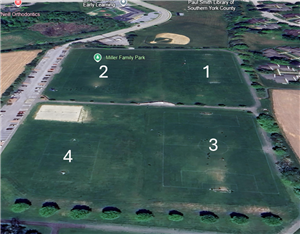 Miller Park Field Map